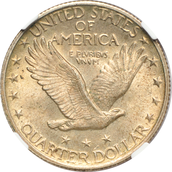 1892 Barber quarter MS-62, 1918 Standing Liberty quarter MS-63, and a 1940 Washington quarter MS-64 Star, all NGC CAC