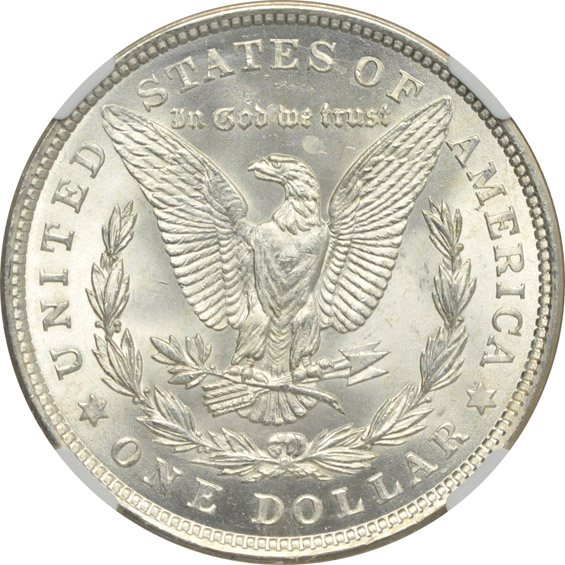 1921 Morgan NGC MS-66