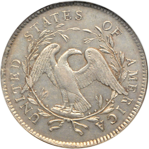 1795 2 Leaves BB-21, B-1 NGC AU-55