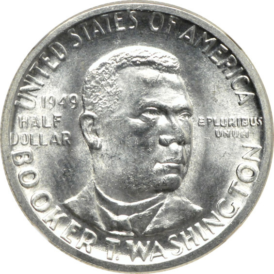 Four Booker T. Washington, plus a Washington-Carver, all NGC GEM