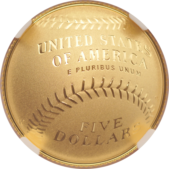 2014 $5 gold Hall of Fame NGC PF-70 Ultra Cameo Early Releases