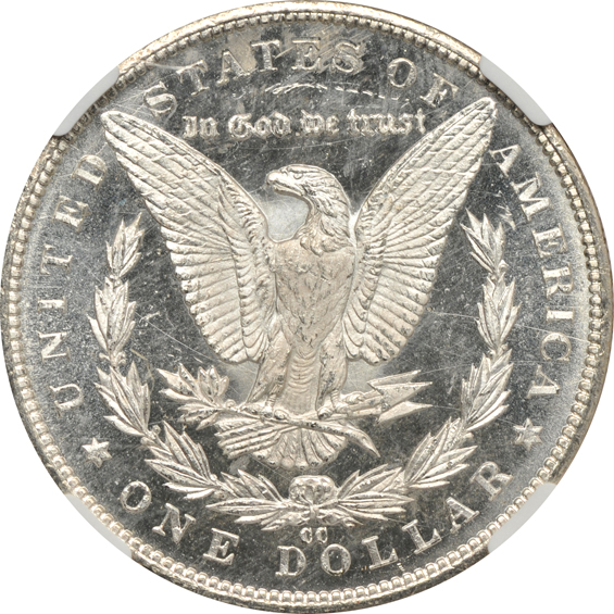 1884-CC GSA NGC MS-62 DPL, and an 1884-CC NGC MS-63 DPL