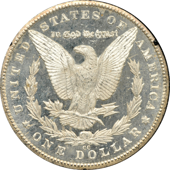 1884-CC GSA NGC MS-62 DPL, and an 1884-CC NGC MS-63 DPL