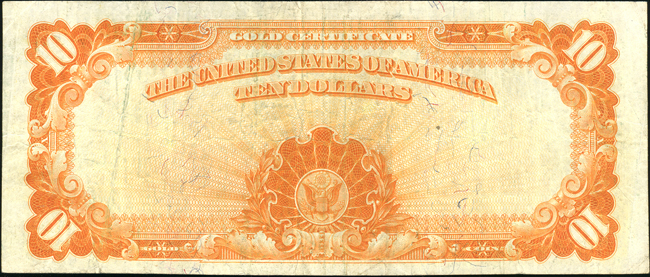 1907 $10 - VF, plus a 1928 $10 Gold Certificate PCGS VF-30
