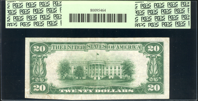 1929 $20 Type 1 - Coffeyville, KS Charter #6797 - PCGS VF-35