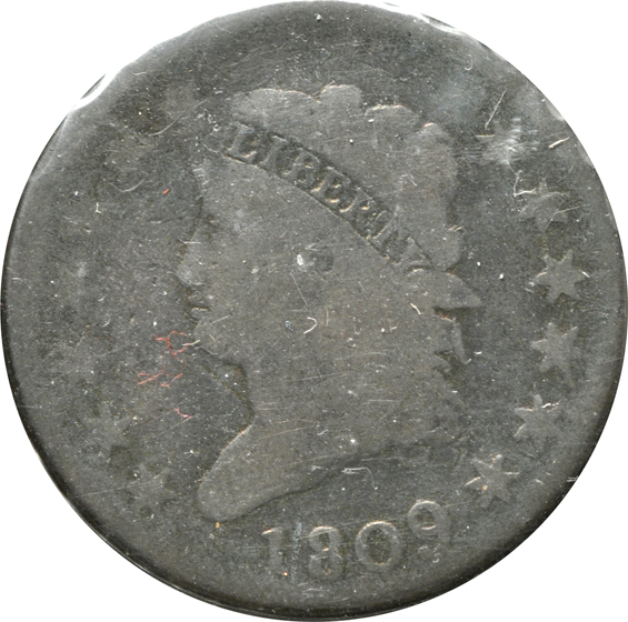 Collection of fifty-nine different large cents