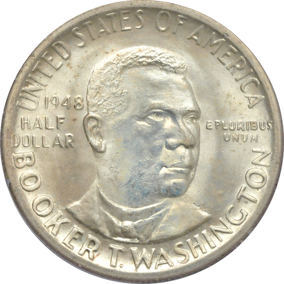 1948 PDS Washington, Booker T., all PCGS MS-65 (rattler)