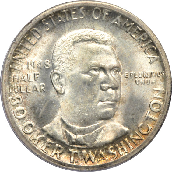 1948 PDS Washington, Booker T., all PCGS MS-65 (rattler)