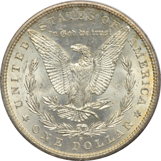 1880-S and 1881-S, PCGS MS-65 (rattler)