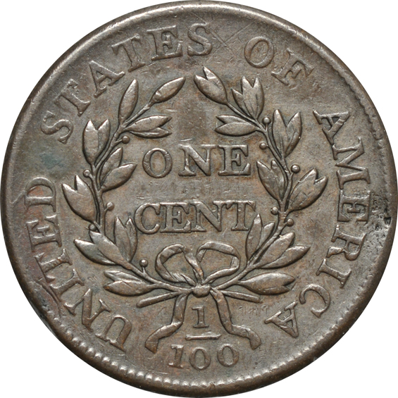 1803 Small Date, Large Fraction S-258 R.1 XF details