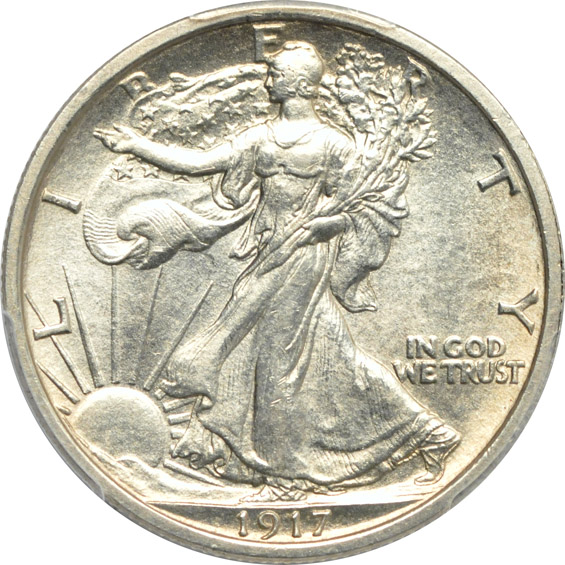 1917 MS-62, and a 1929-S AU-53, both PCGS