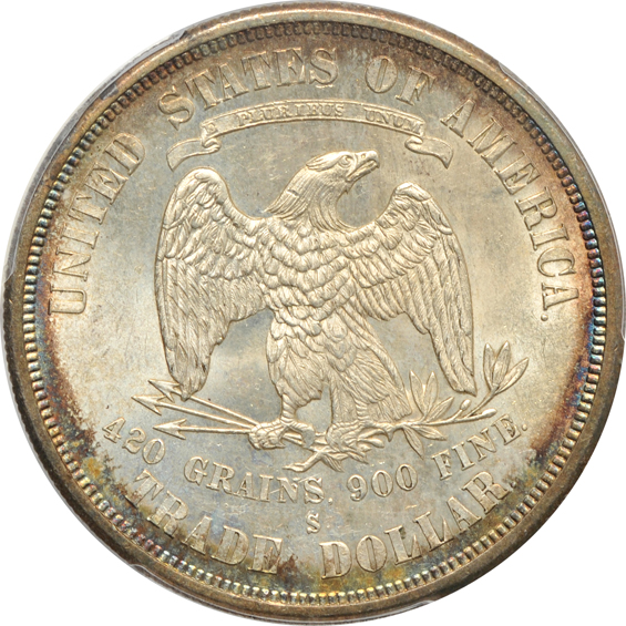 1875-S/CC Trade PCGS MS-63