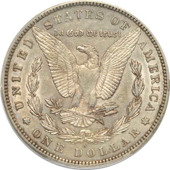 1895-S PCGS AU-50