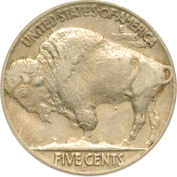 1937-D 3 Legged ANACS VF-35