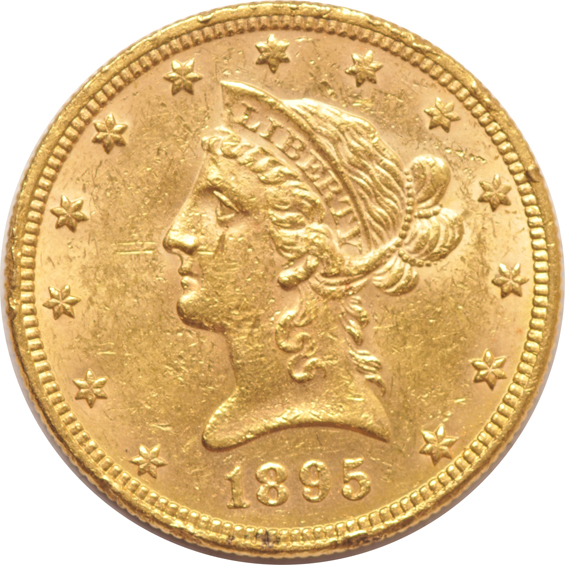 1878-S and 1895-S, plus an 1895 $10 Liberty