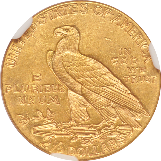 Four Indian Head quarter-eagles, all NGC MS-62