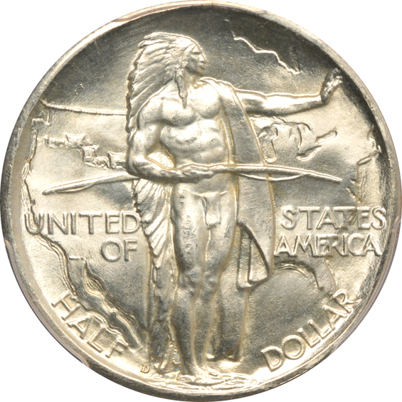 Eight certified silver type coins