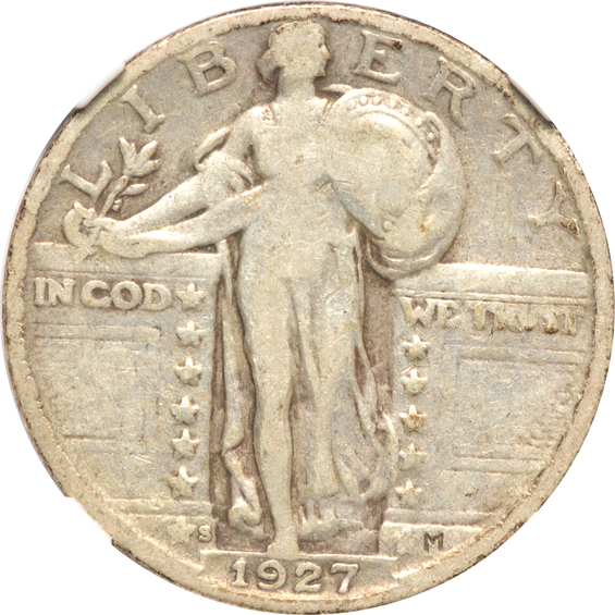 Eight certified silver type coins