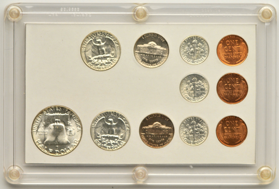 1955 U.S. Mint Set in a Capital Plastics holder