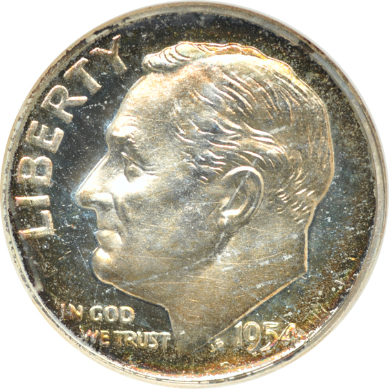 Thirty-one certified Proof Roosevelt dimes
