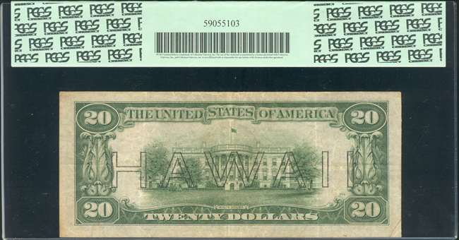 1934-A $20 Hawaii Star Fr# 2305* - PCGS VF-25
