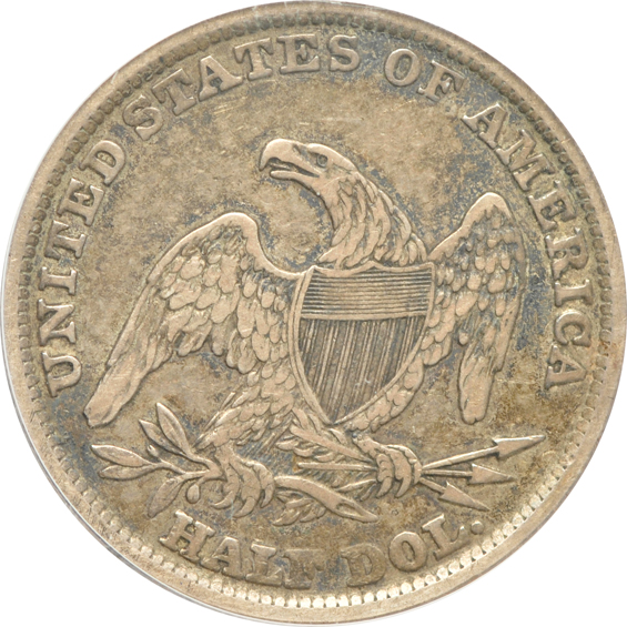 1838 Reeded Edge ANACS XF-45