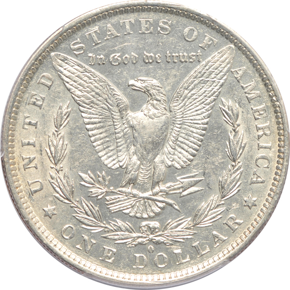 Partial Collar Strike Mint Error - 1882-O PCGS AU-50