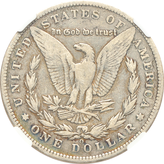 1891-O VAM-1A1 "E" CLASH NGC F-15, and an 1896-O PCGS AU-53