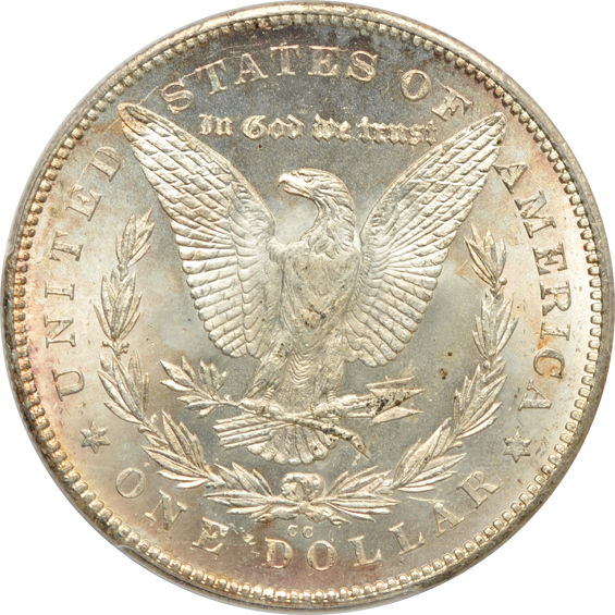 1878 7/8TF Weak MS-62, and an 1878-CC MS-61, both PCGS