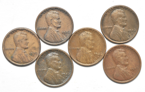 Roll of fifty circulated 1926-S