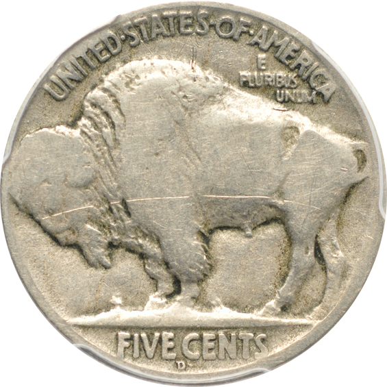 1918/7-D PCGS Genuine VG details/scratch