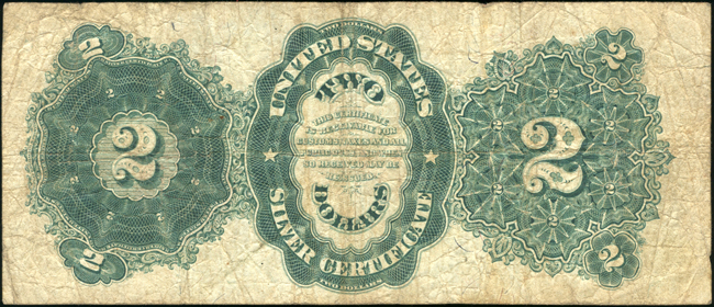 1891 $2 Fr# 246 - F