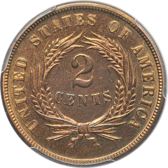 1870 PCGS PR-63RB