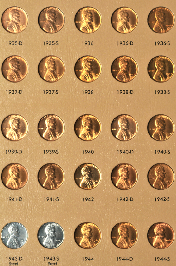 Complete collection of Lincoln cents, through 2015-S, in a Dansco 8100 album