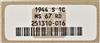 1944-S Cent NGC, MS-67 RD