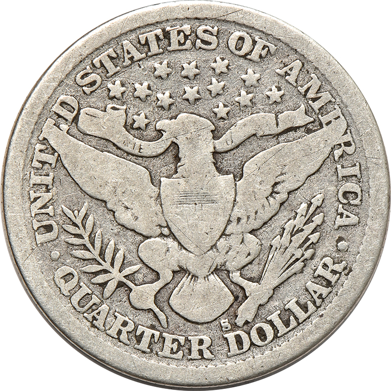 1897-S Quarter, G-6