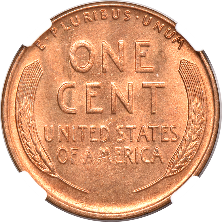 1939-S Cent NGC, MS-67 RD