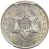 1851 Silver Three-Cent Piece (Trime) PCGS, MS-67