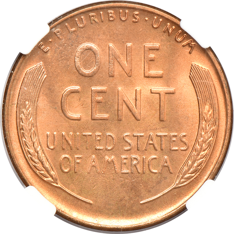1939-S Cent NGC, MS-67 RD
