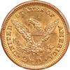 1907 Gold $2.50 PCGS, MS-62