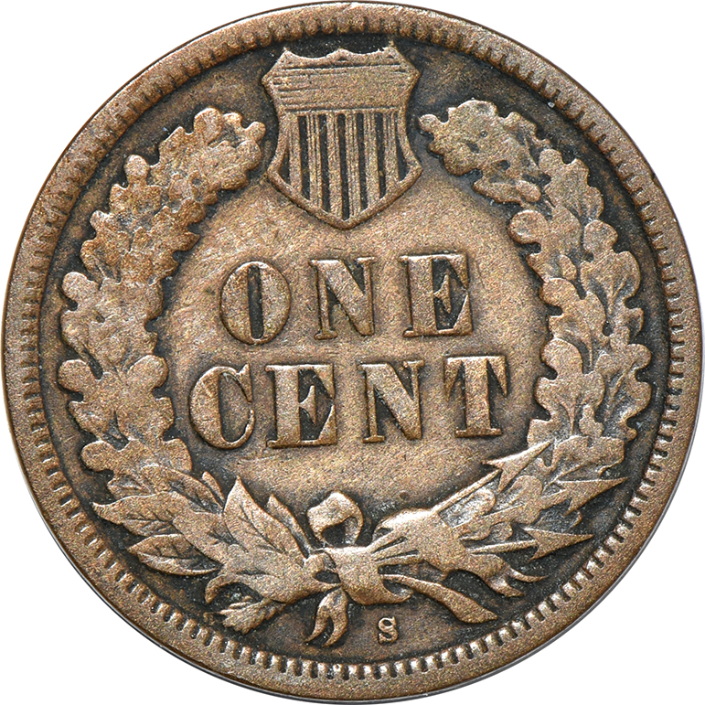 1908-S Cent, VG Lamination Err.