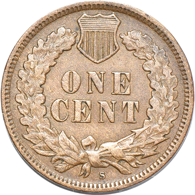 1908-S Cent, XF-40
