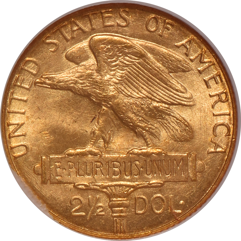 1915-S Panama-Pacific Gold $2.50 NGC, MS-66