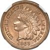 1863 Cent NGC, MS-65