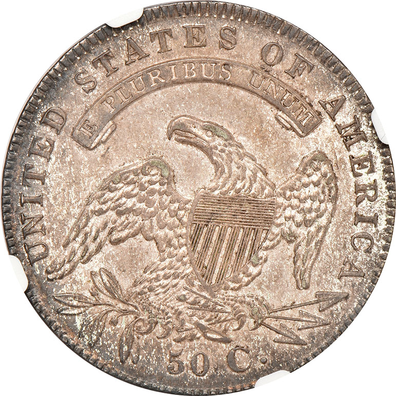 1836/1336 50C NGC, MS-61