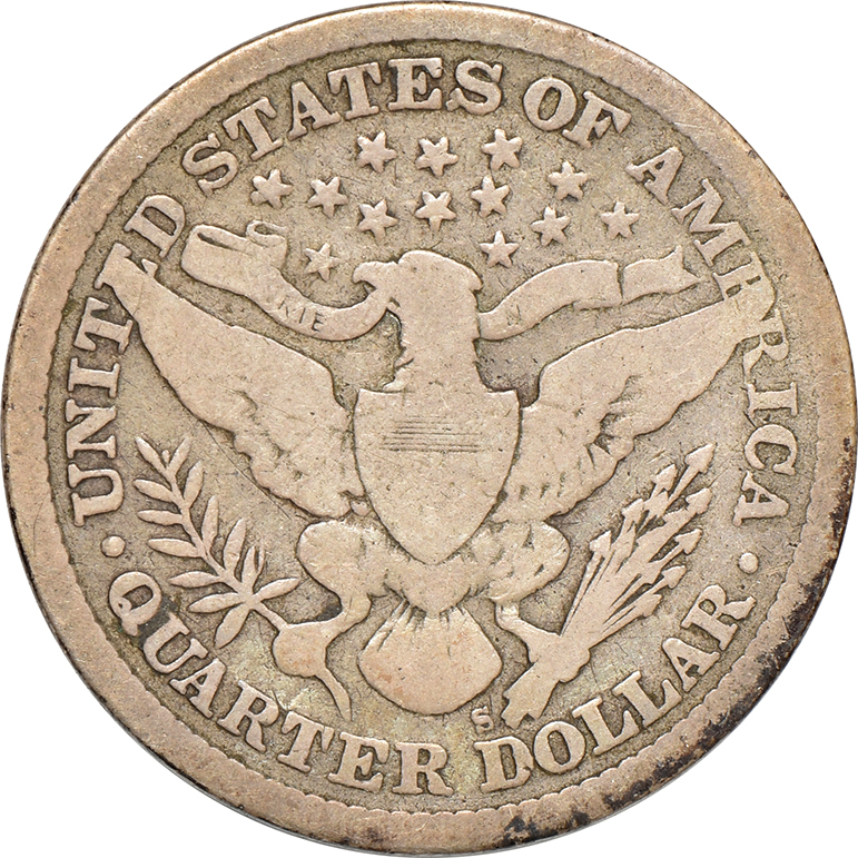 1897-S Quarter, G-4