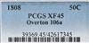 1808 Half Dollar PCGS, XF-45