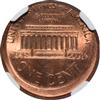 1998 Cent Struck 10% Off Center NGC, MS-66 RD