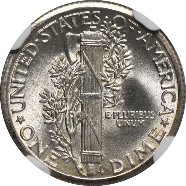 1935 Dime NGC, MS-67