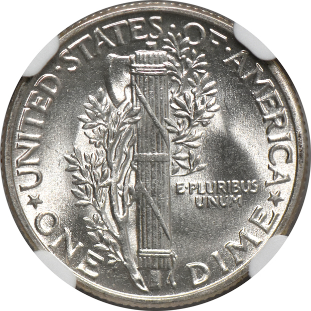 1945 Dime NGC, MS-67